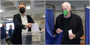Νίκος Ανδρουλάκης και Γιώργος Παπανδρέου