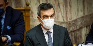 Ο υφυπουργός Προστασίας του Πολίτη Ελευθέριος Οικονόμου