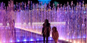 Στιγμιότυπο από τα εγκαίνια του Ellinikon Experience Park