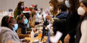 εμβολιαστικό κέντρο στην Πορτογαλία