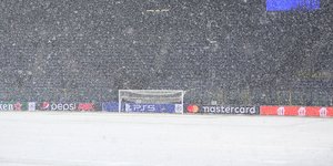 Έντονη χιονόπτωση στο Μπέργκαμο δεν επέτρεψε τη διεξαγωγή του Αταλάντα-Βιγιαρεάλ