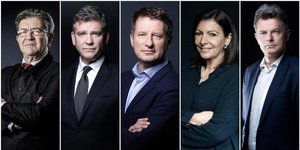 Οι επικεφαλής των πέντε κομμάτων της γαλλικής Αριστεράς