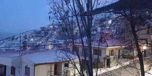 Χιόνια στο χωριό Λιβάδι της Λάρισας
