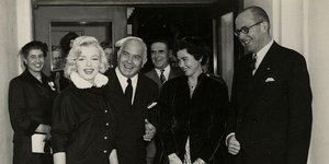 O Σπύρος Σκούρας με τη Μέριλιν Μονρόε