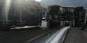 Από το τροχαίο ο οδηγός τραυματίστηκε ελαφρά