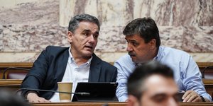 Ευκλείδης Τσακαλώτος και Ανδ. Ξανθός