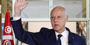 Ο πρόεδρος της Τυνησίας Kais Saied