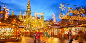 χριστουγεννιάτικη αγορά στη βιέννη