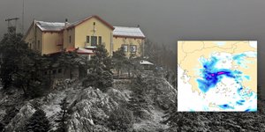 χιόνια στην πάρνηθα