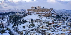 Χιονισμένη Ακρόπολη