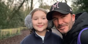 Ο Ντέιβιντ Μπέκαμ και η κόρη του