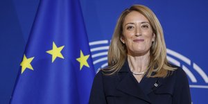 H νέα πρόεδρος του Ευρωπαϊκού Κοινοβουλίου, Ρομπέρτα Μετσόλα