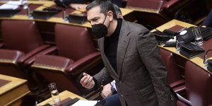 Αλέξης Τσίπρας στη Βουλή