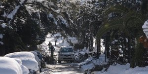 χιονια δρομος