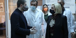 Στο κέντρο Υγείας επι της Αλεξάνδρας ο Νίκος Ανδρουλάκης