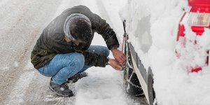 Απαραίτητη η χρήση αντιολισθητικών αλυσίδων σε πολλά σημεία του οδικού δικτύου Θεσσαλίας