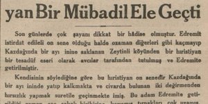 Το απόκομμα της τουρκικής εφημερίδας