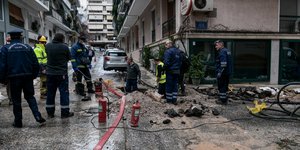Διαρροή φυσικού αερίου στο Παγκράτι