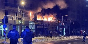 έκρηξη, κοντά στους Στύλους του Ολυμπίου Διός 