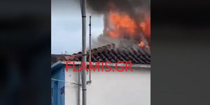 Φωτιά, σπίτι στο Διακοφτό Αχαΐας