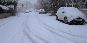 Αποκλεισμένοι δρόμοι στην Αττική