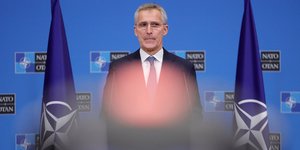 Ο Γενς Στόλτενμπεργκ στις Βρυξέλλες