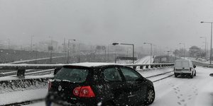 κακοκαιρία Ελπίς, χιόνια, αυτοκίνητα