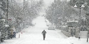 κακοκαιρία Ελπίς, χιόνια στον Διόνυσο