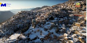 Κακοκαιρία Ελπίς, χιονισμένη Αράχωβα
