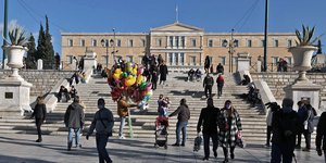 καραντίνα, κόσμος στο Σύνταγμα