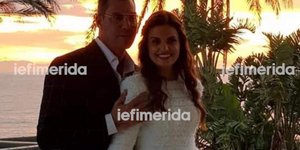 Ο Τζώρτζης Μονογυιός με τη σύζυγό του 