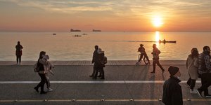 ηλιοβασιλεμα θερμαικος