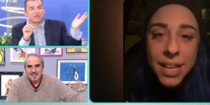 Eπίθεση από την Super Κική στον Γιώργο Λιάγκα