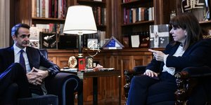 Στο Προεδρικό ο Κυριάκος Μητσοτάκης