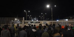 Στιγμιότυπο από τη συγκέντρωση διαμαρτυρίας