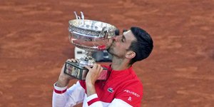 Ο Νόβακ Τζόκοβιτς στο περσινό French Open 