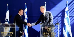 Συνάντηση Νίκου Παναγιωτόπουλου με τον Μπ. Γκαντζ