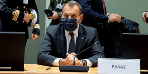 Ο υπουργός Εθνικής Άμυνας Νίκος Παναγιωτόπουλος
