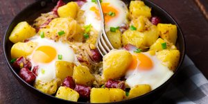 πατάτες με αυγά