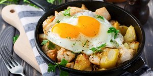 Συνταγή για πατάτες στον φούρνο με αυγά