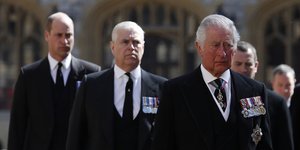 Οι πρίγκιπες Άντριου, Κάρολος και Γουίλιαμ 