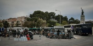 Μετανάστες στη Μυτιλήνη