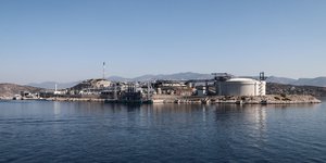 Ο σταθμός υγροποιημένου φυσικού αερίου στη Ρεβυθούσα