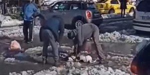 Οι περαστικοί έκαναν ότι μπορούσαν για να σώσουν το άτυχο ζώο