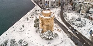 χιόνια στη Θεσσαλονίκη