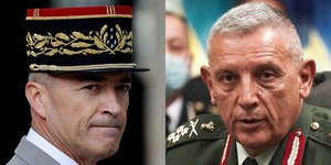 Οι αρχηγοί ΓΕΕΘΑ Γαλλίας και Ελλάδας