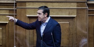 Ο πρόεδρος του ΣΥΡΙΖΑ Αλέξης Τσίπρας