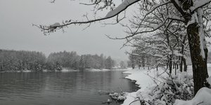 χιονι λιμνη καρδιτσα 