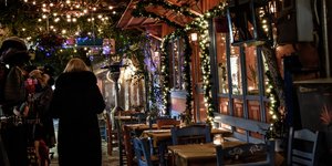 Χριστουγεννιάτικος στολισμός στο Σεϊτάν Παζάρ στην Πρέβεζα