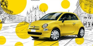 fiat 500 giallissima